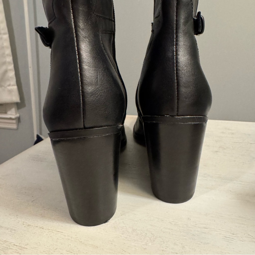 Naturalizer Black Knee High Heeled Boots - Picture 6 of 11